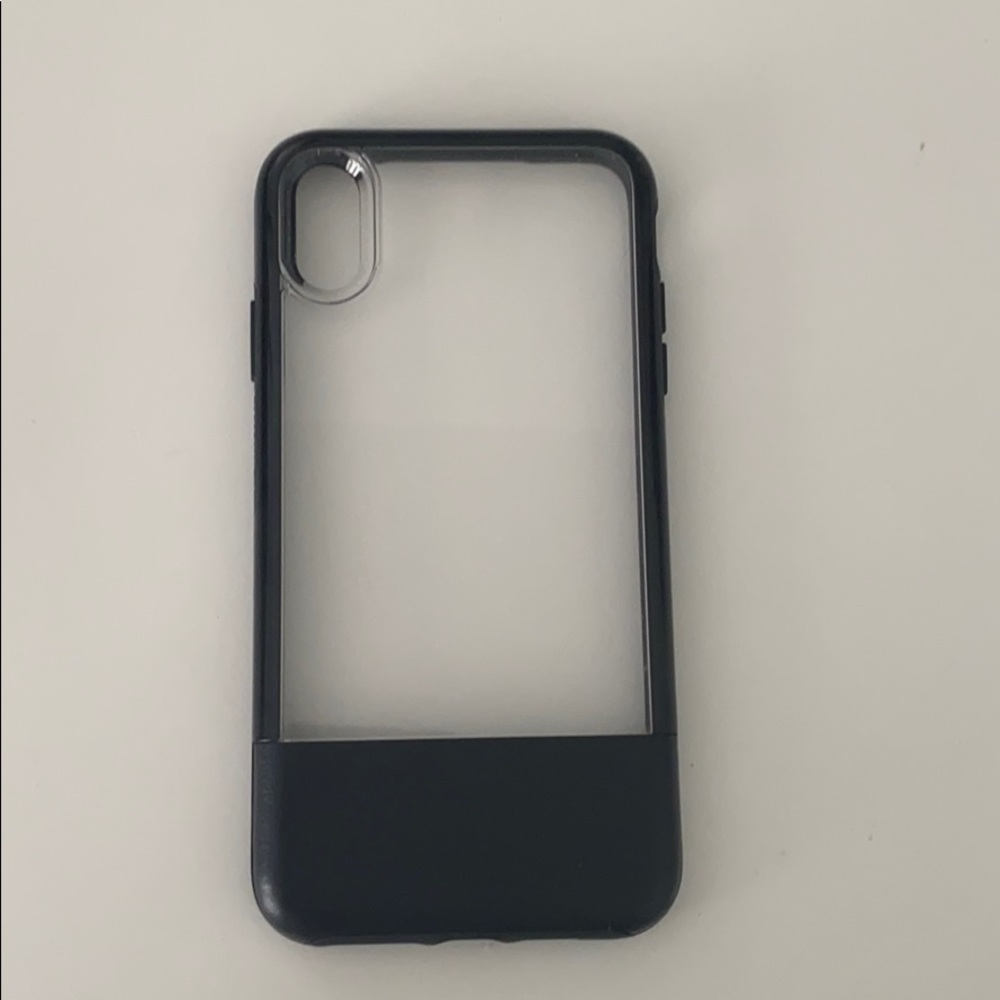 Iphone XS Max Black & Clear Otterbox Phone Case